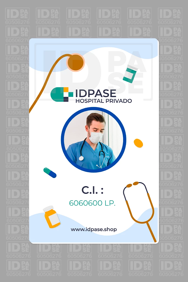 Credenciales PVC para Clínicas y Hospitales